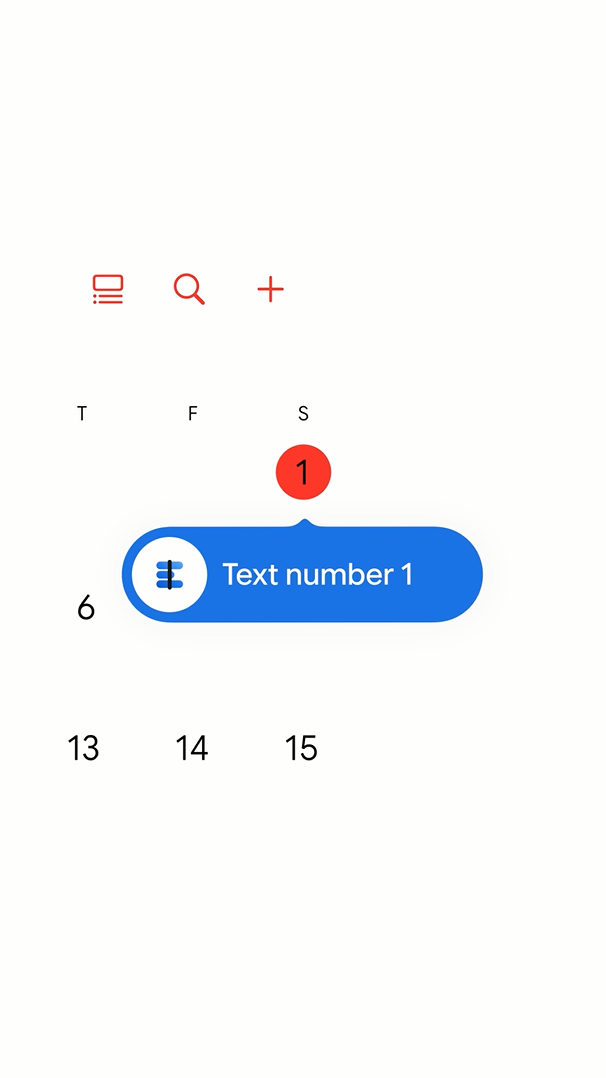 Pinned Calendar Event Card